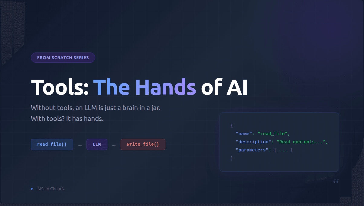 Tools - The Hands of AI